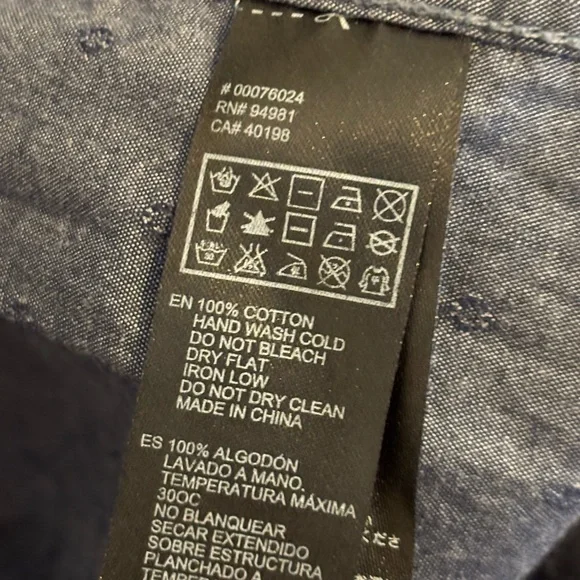 21men Patterned Shirt - Picture 3 of 3